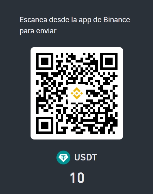 Dona 10USDT a través de Binance