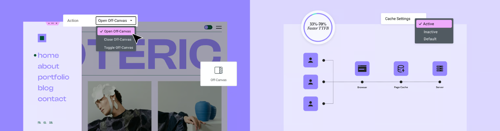 Nuevo Widget Off-Canvas Y Almacenamiento En Caché Nuevo Widget Off-Canvas Y Almacenamiento En Caché